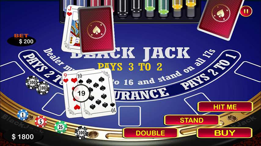 Blackjack 21 Black Jack Table Capture d'écran 0