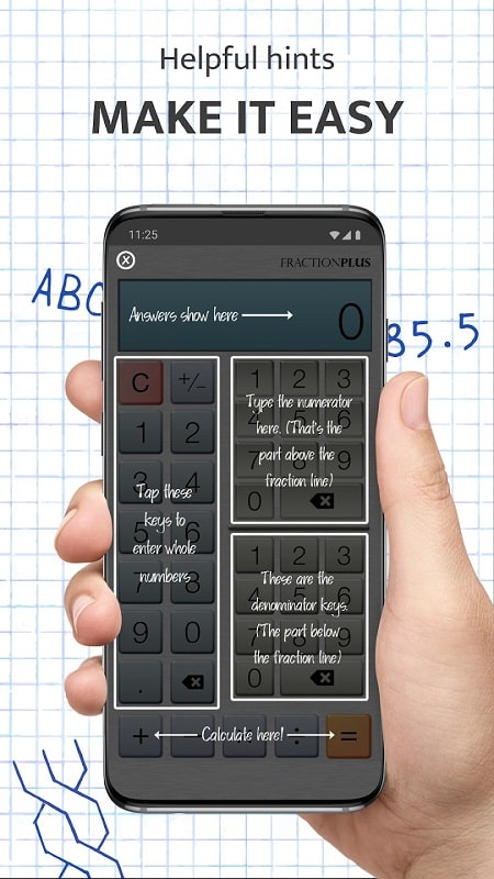 Fraction Calculator Plus স্ক্রিনশট 2