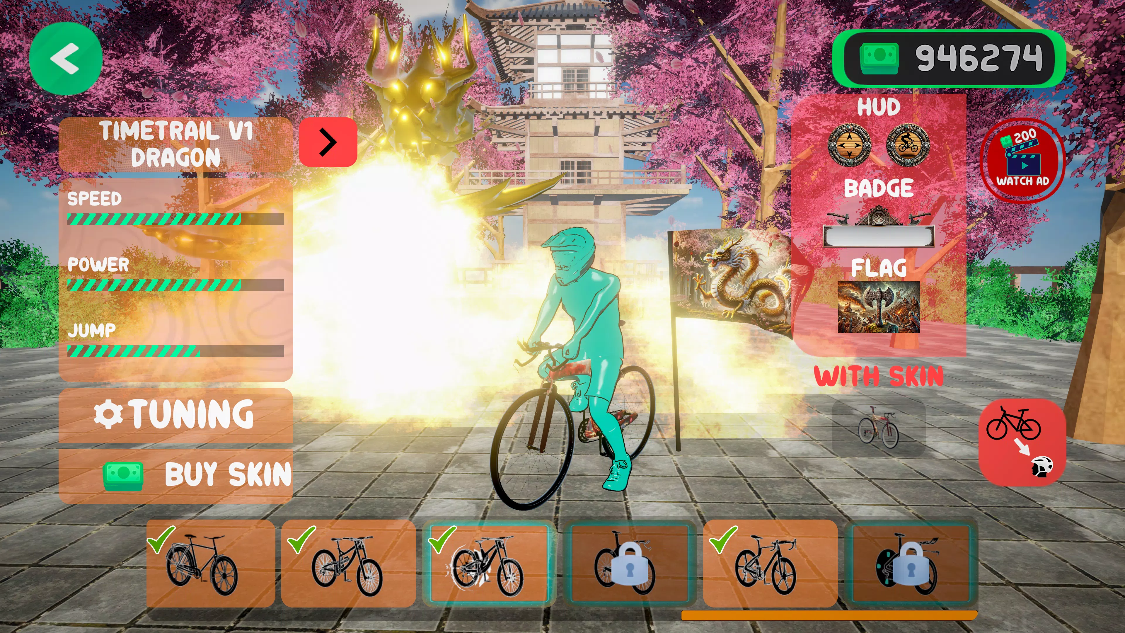 Bicycle Extreme Rider 3D Capture d'écran 1