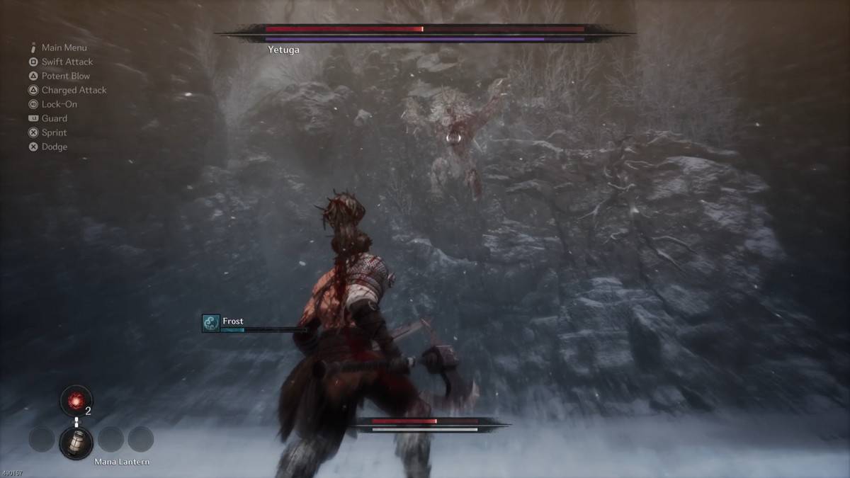Segunda fase de Yetuga en The First Berserker: Khazan
