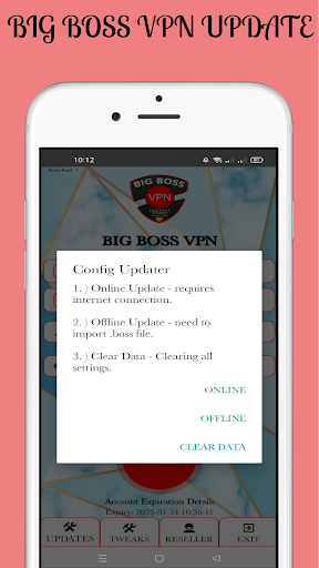 BIG BOSS VPN Tangkapan skrin 3