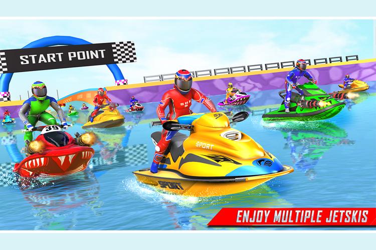 Jet Ski Racing Games 3D Captura de pantalla 3