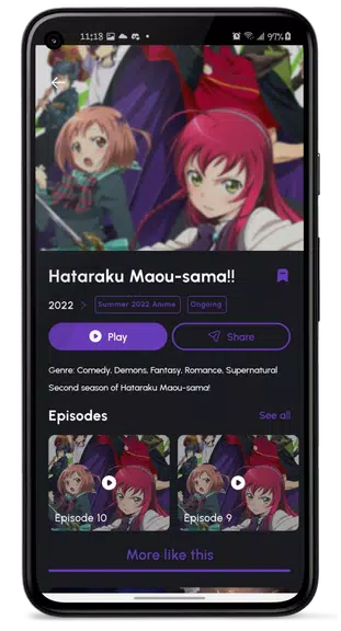 Kana: Watch Anime App Captura de tela 3