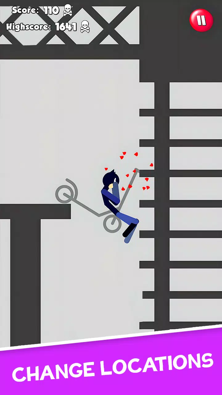 Stickman Broken Bones io Schermafbeelding 3