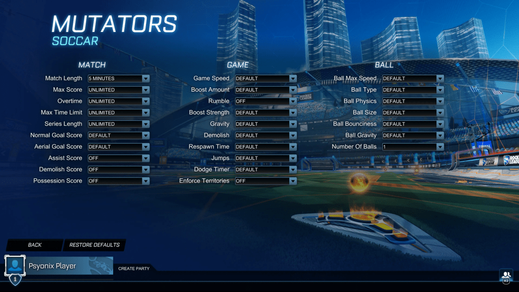 Complete list of mutators introduced in Rocket League Season 18