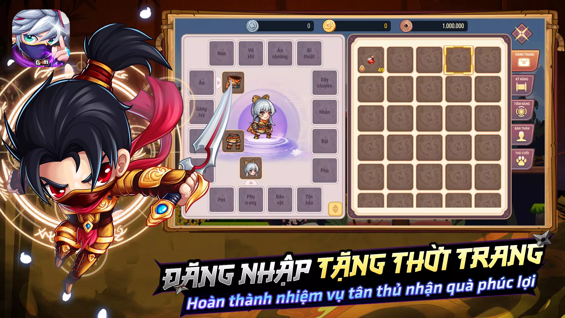 Học Viện Ninja G4M Ảnh chụp màn hình 2