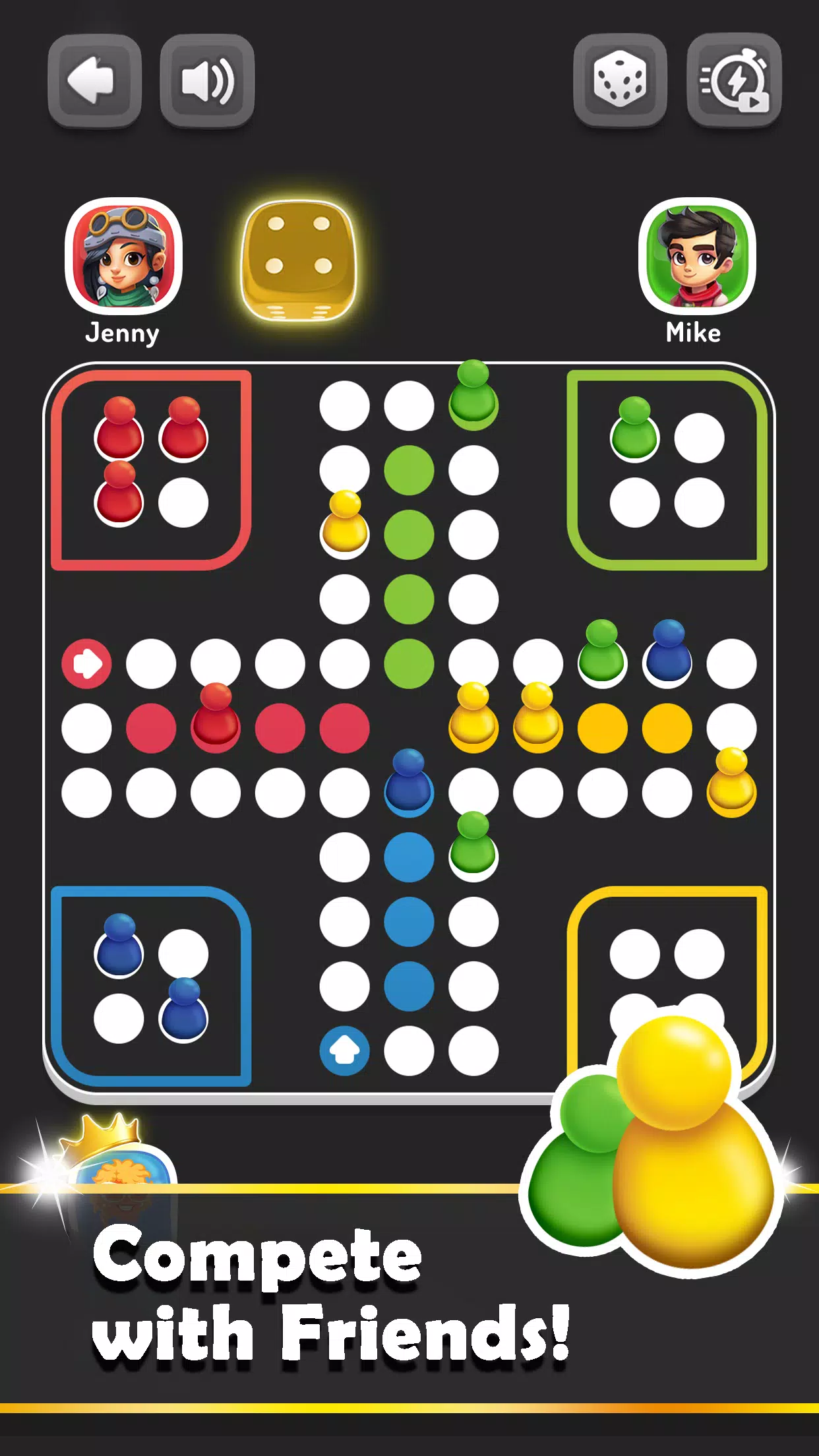 Ludo Trouble Ekran Görüntüsü 0