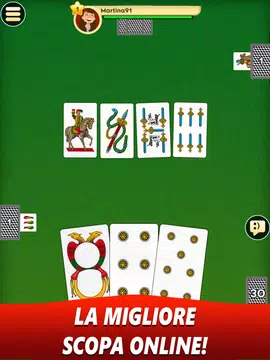 Scopa Online - Gioco di Carte Captura de pantalla 3