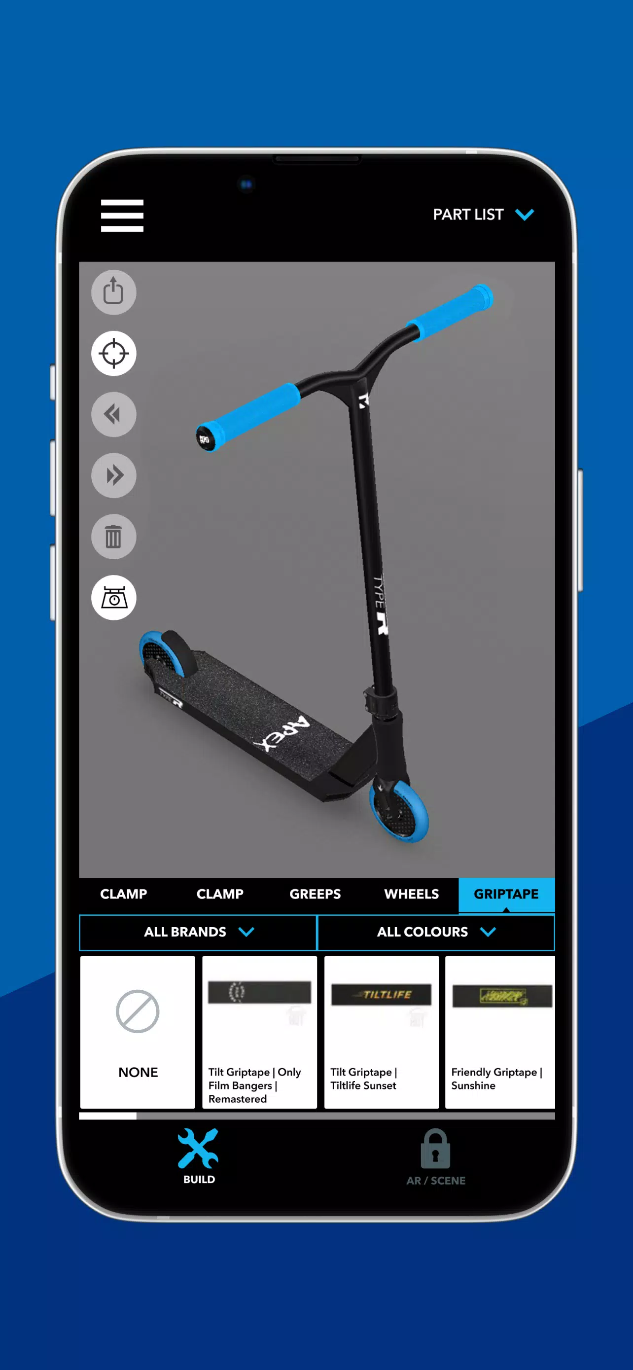 Scooter 3D custom builder Screenshot 2