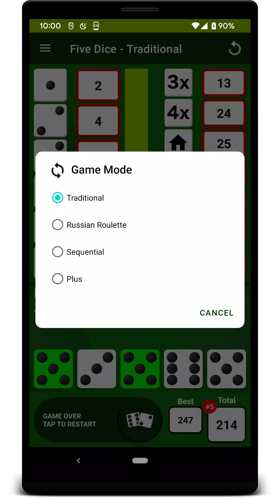 Five Dice スクリーンショット 3
