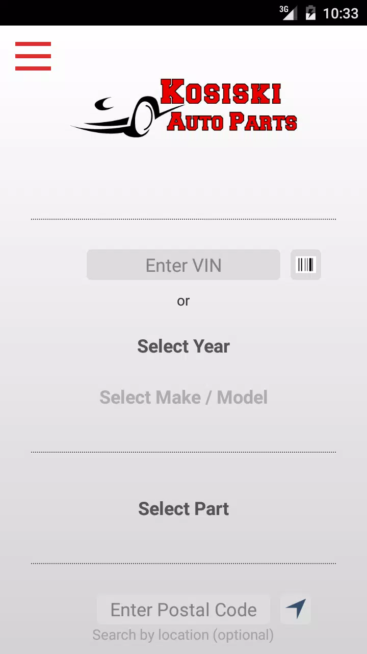 Kosiski Auto Parts Screenshot 0