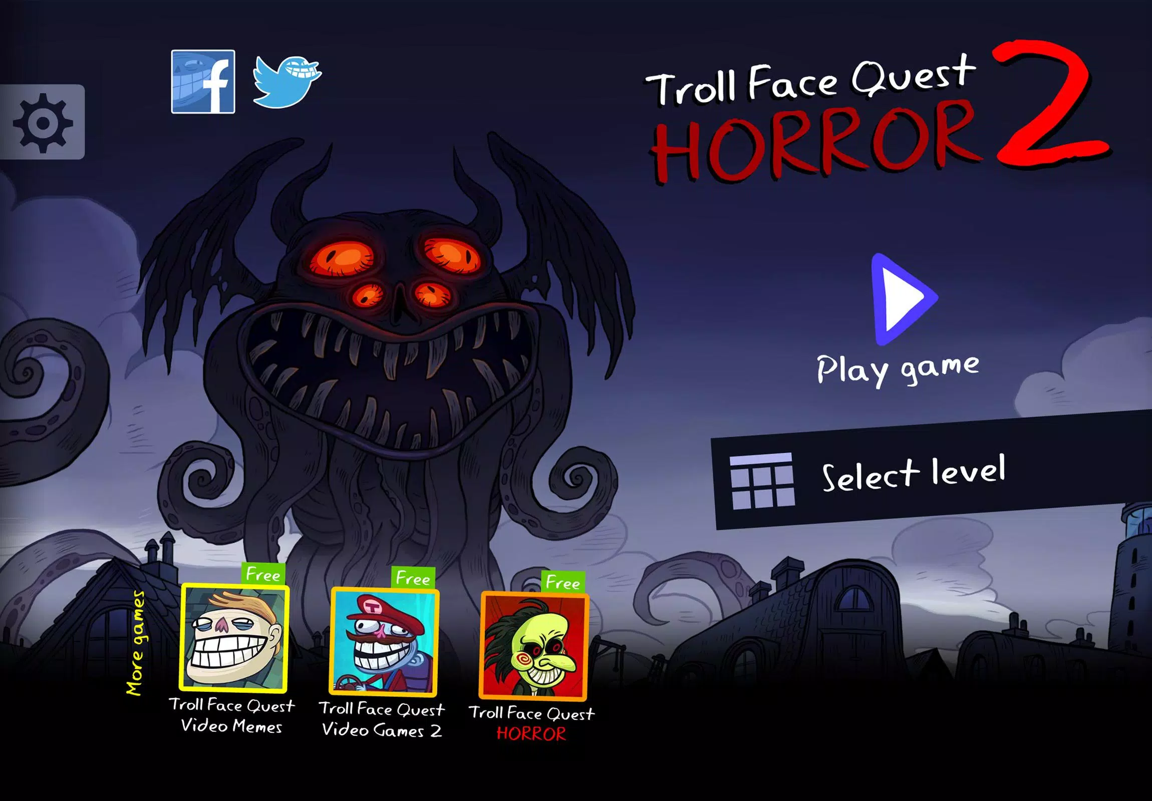 Troll Face Quest: Horror 2 Captura de pantalla 0