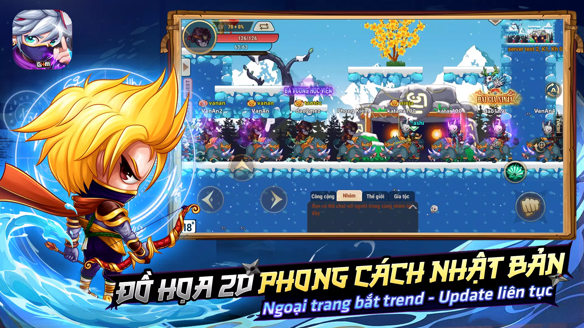 Học Viện Ninja G4M स्क्रीनशॉट 1