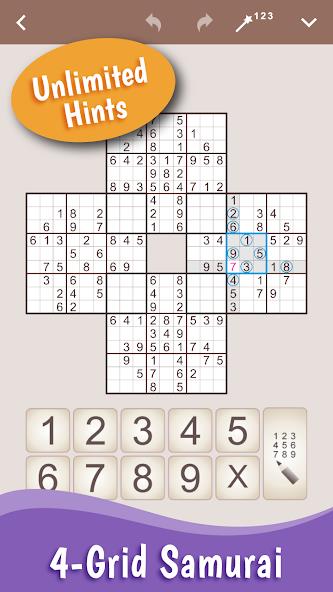 MultiSudoku: Samurai Sudoku Mod Screenshot 1