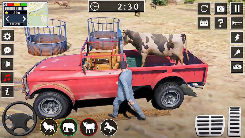 Animal transport truck games ဖန်သားပြင်ဓာတ်ပုံ 1