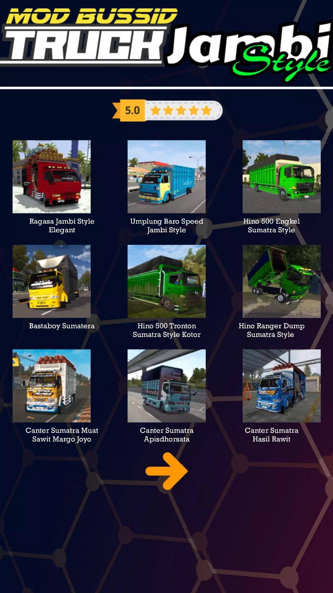 Mod Bussid Truk Jambi Style スクリーンショット 1