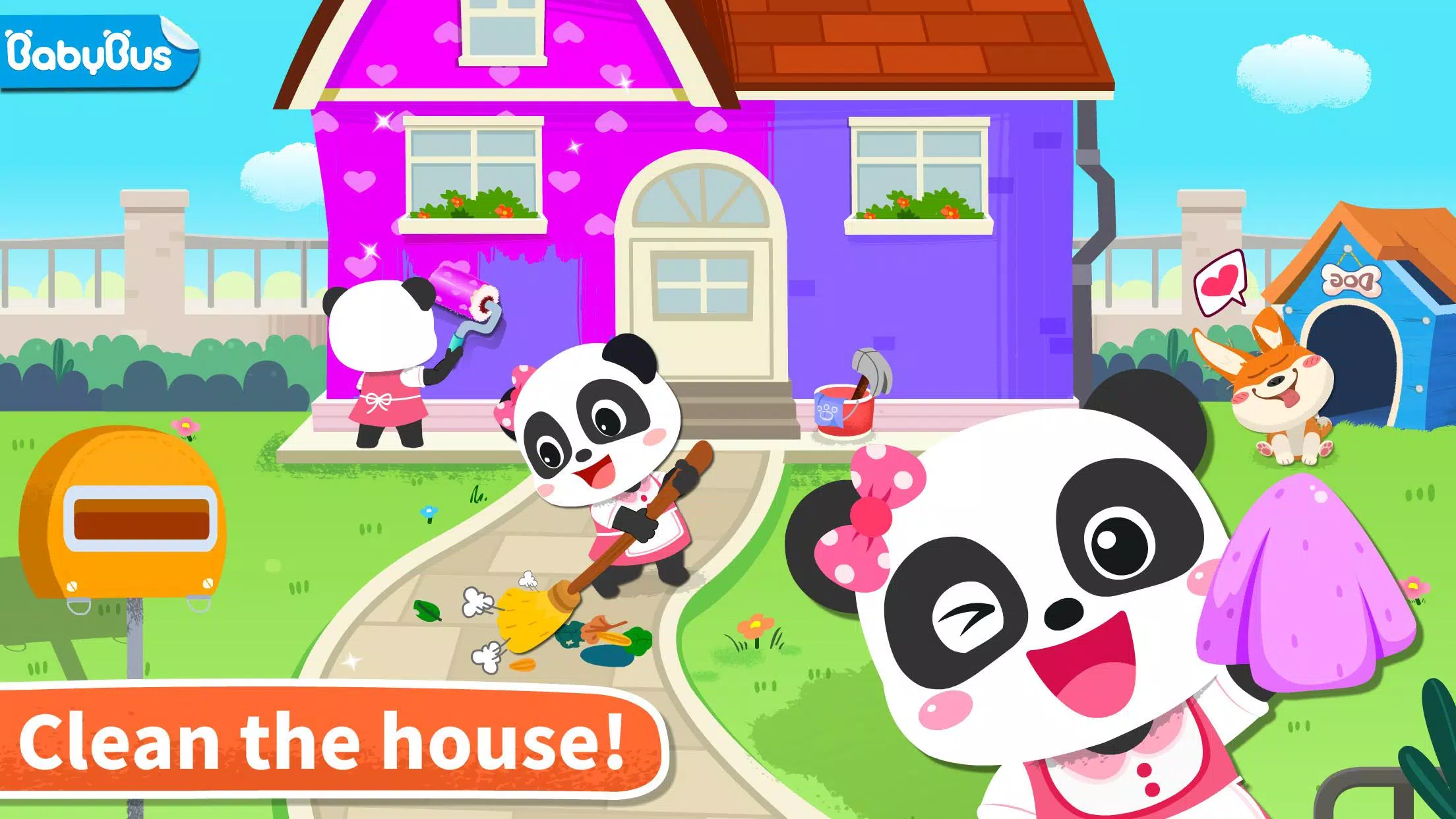 Baby Panda' s House Cleaning ภาพหน้าจอ 0