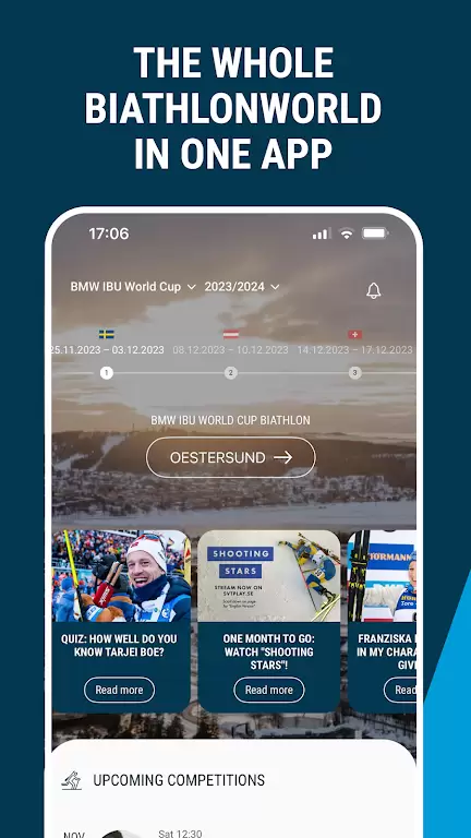 Official IBU App Schermafbeelding 1