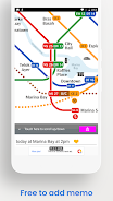 Singapore MRT Metro Map ဖန်သားပြင်ဓာတ်ပုံ 3