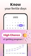 Ovulation & Period Tracker Zrzut ekranu 1