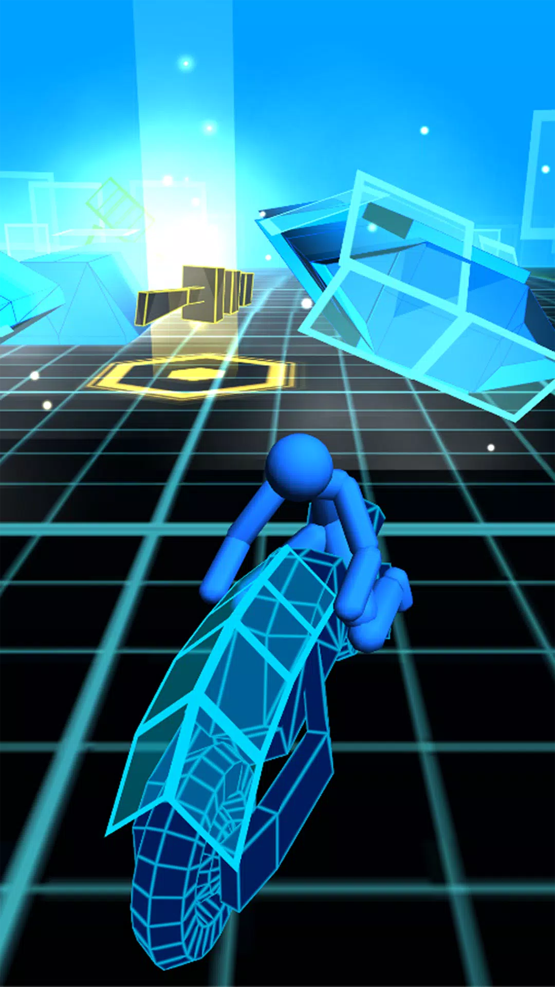 Stickman Neon Motorcycle Race Capture d'écran 3
