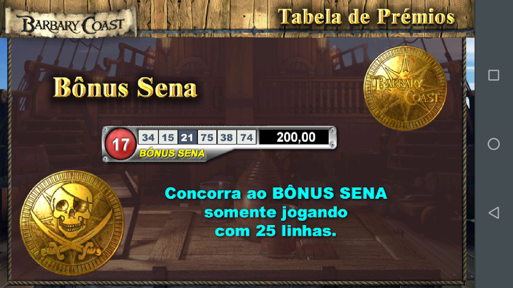 Bucaneiros Caça Níquel Captura de pantalla 2