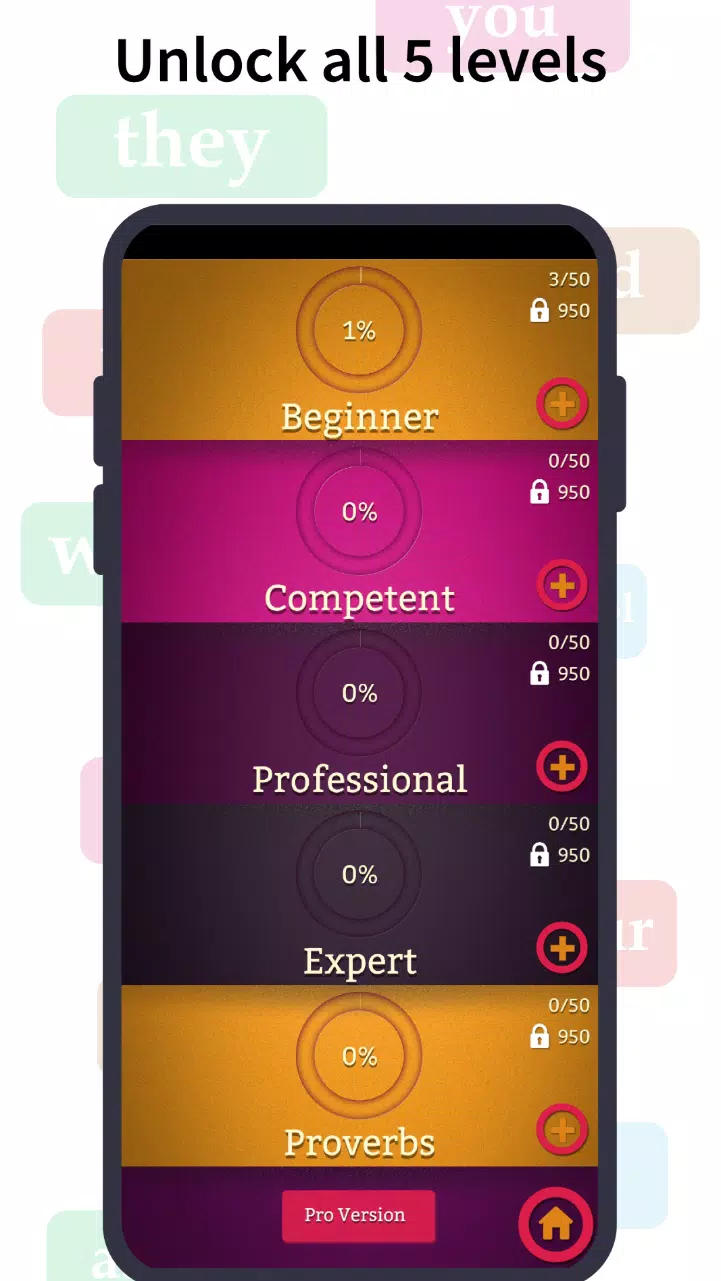 Learn English Sentence Master Captura de tela 2