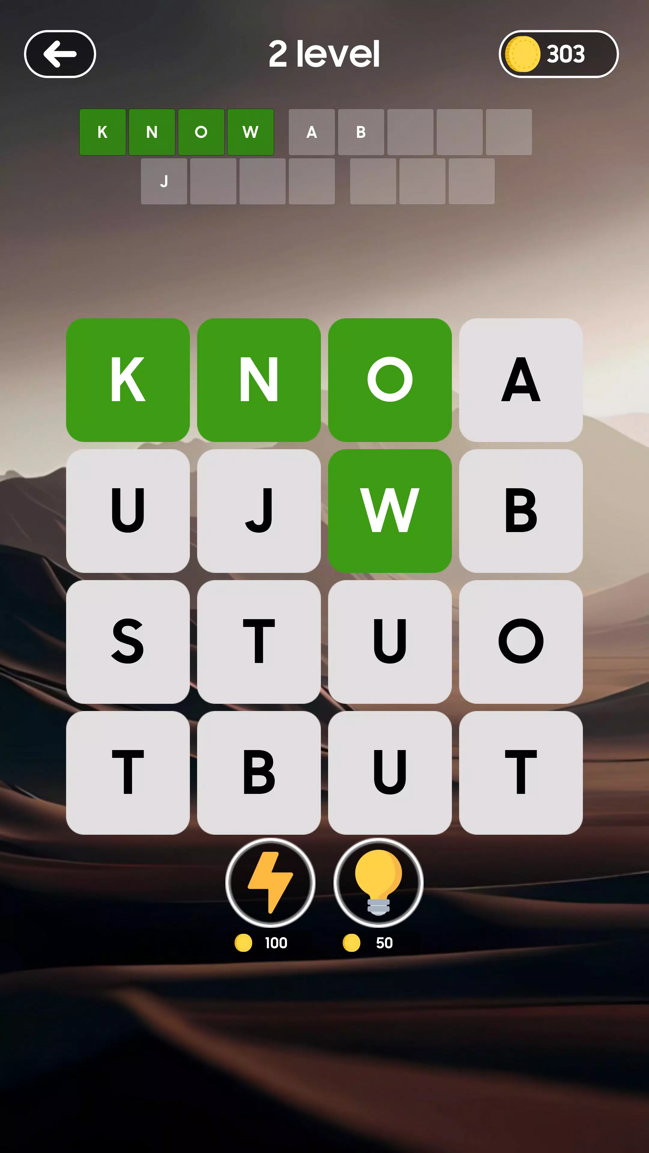 Fillwords - Crossword game Captura de tela 0