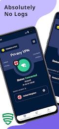 Privacy VPN - No Log VPN Proxy ภาพหน้าจอ 0