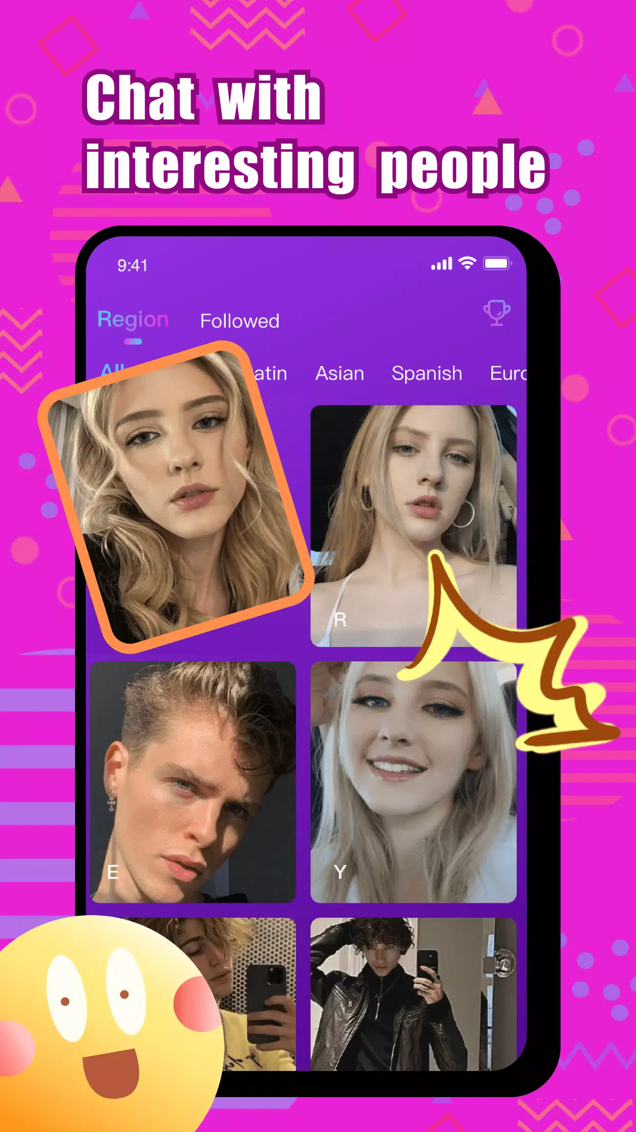 Wonk - live video chat Screenshot 0