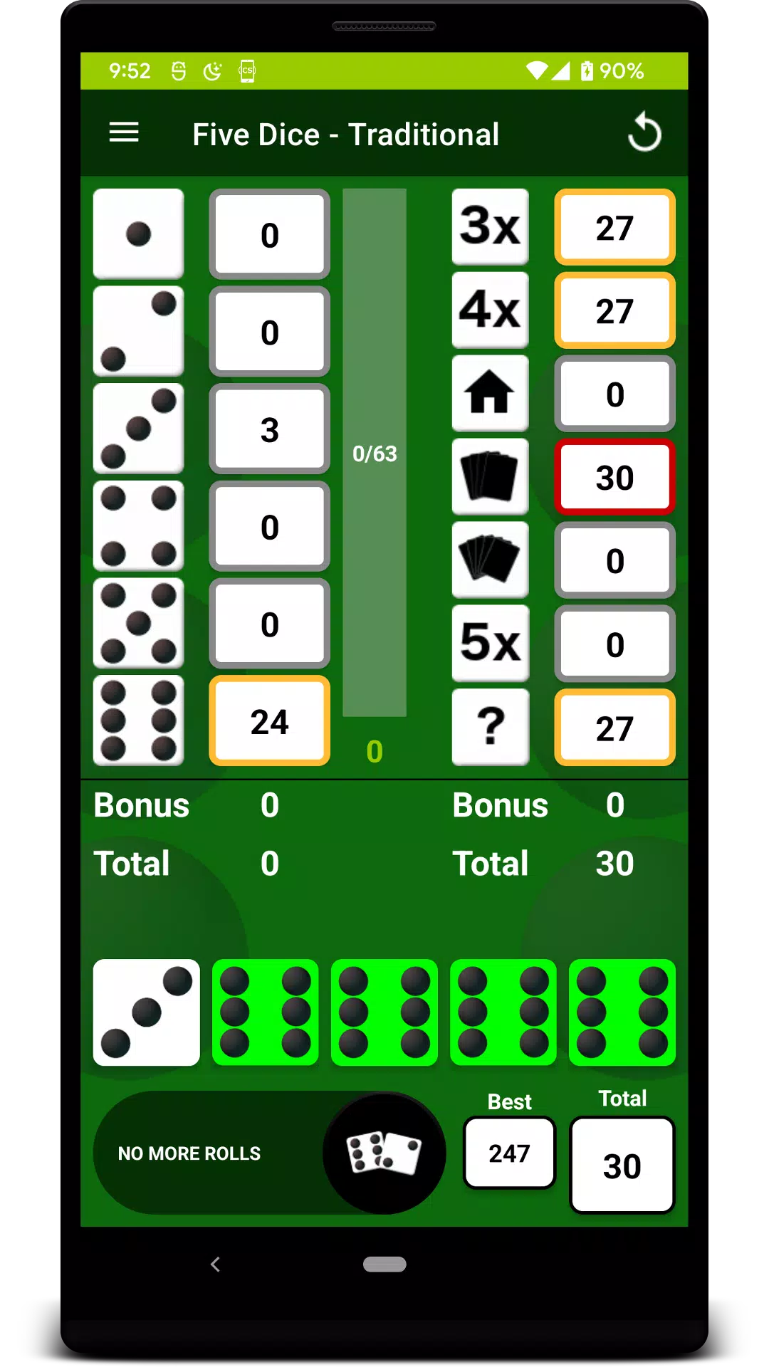 Five Dice スクリーンショット 0