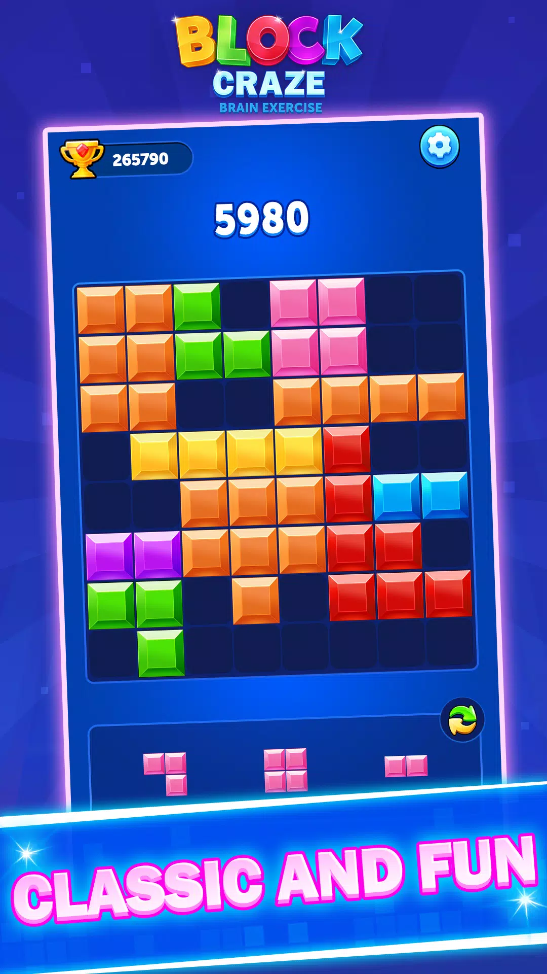 Block Craze：Brain Exercise Schermafbeelding 3