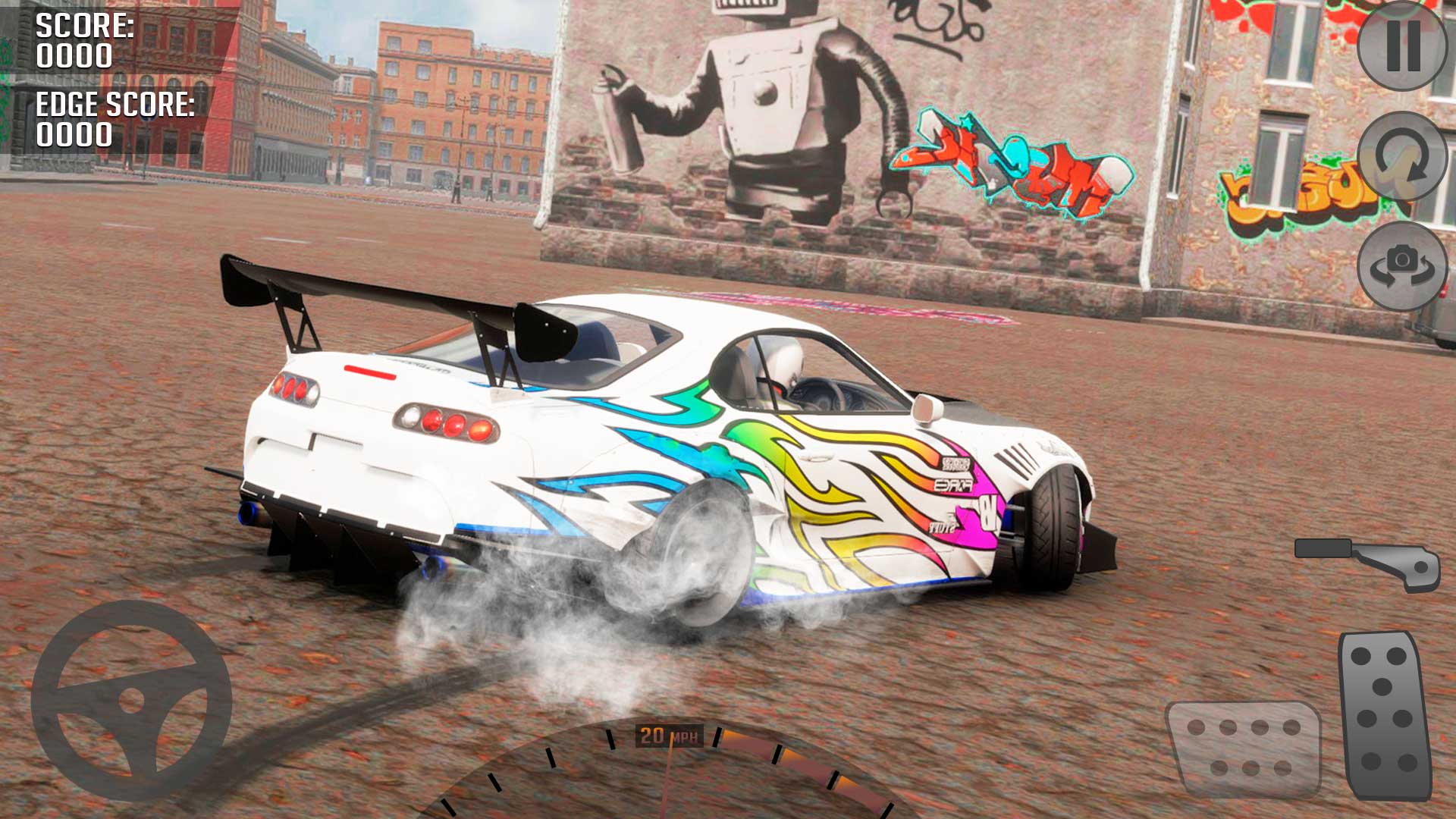 Real Drifting & Driving Car 3D Captura de tela 3