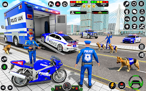 Police Cargo Transport Games Ekran Görüntüsü 2