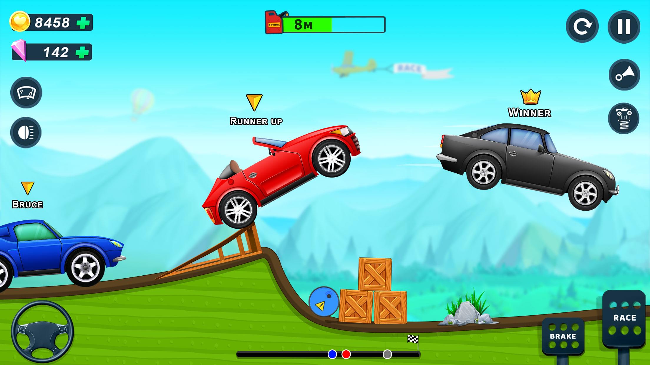 Hill Racing Car Game For Boys स्क्रीनशॉट 0