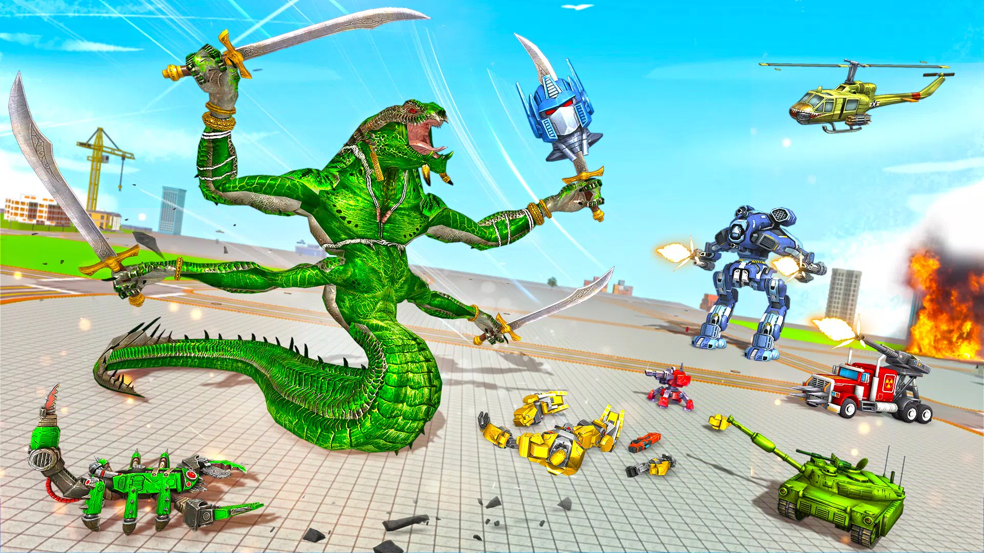 Snake Robot Game - Stone Robot应用截图第1张