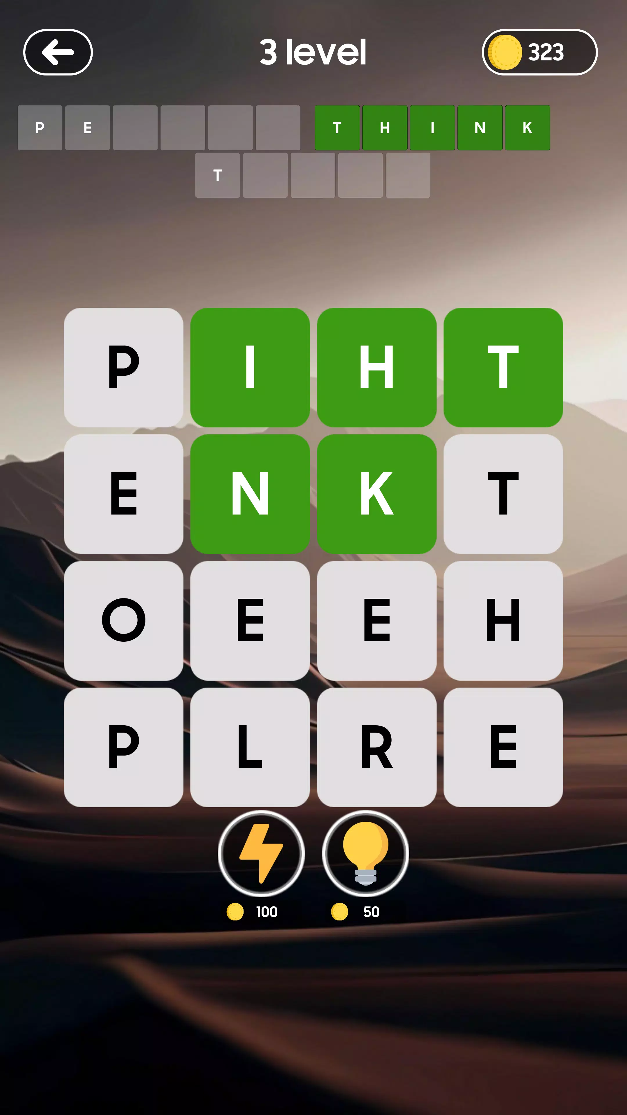 Fillwords - Crossword game Captura de tela 3