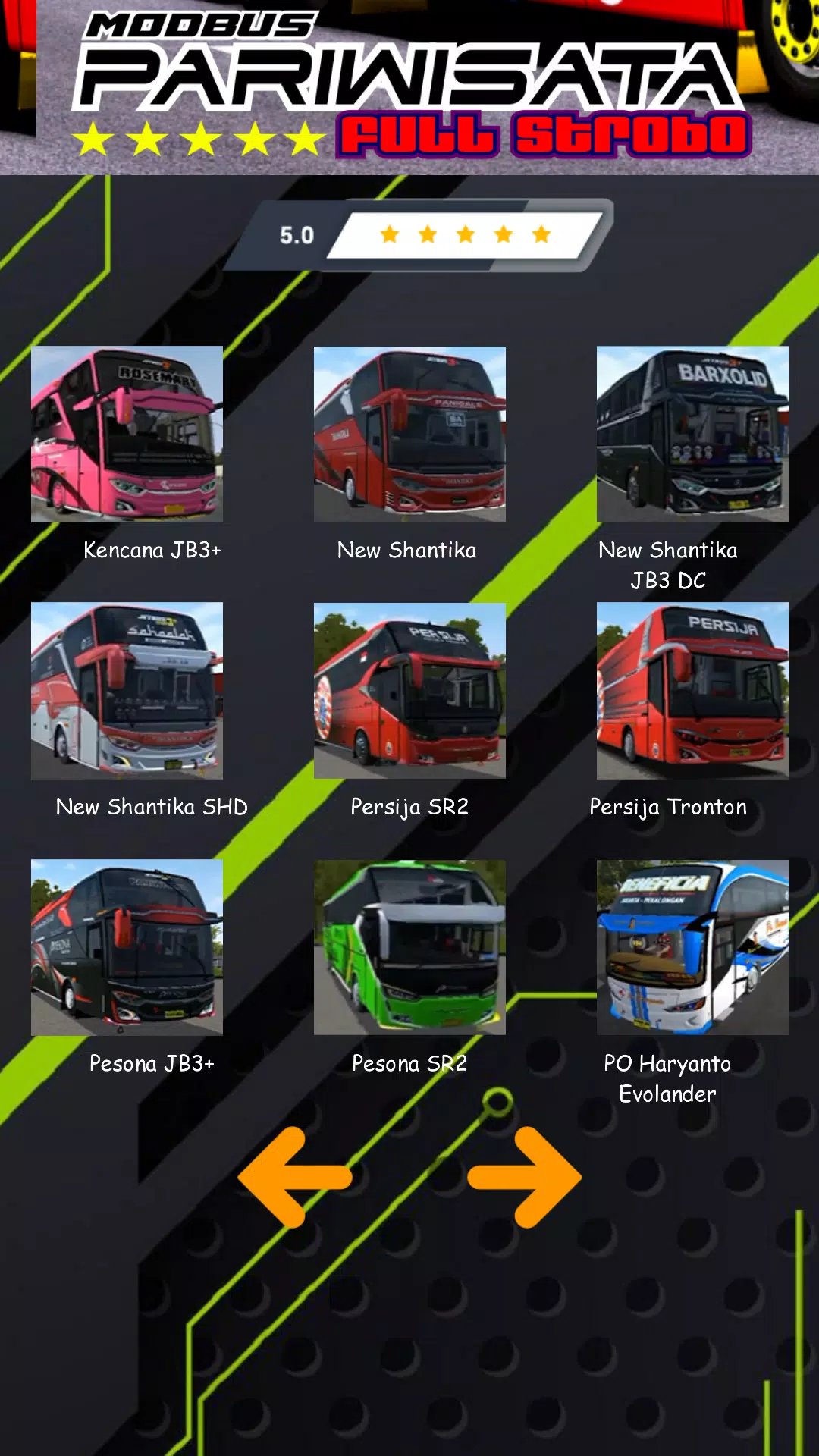 Mod Bus Pariwisata Full Strobo 스크린샷 2