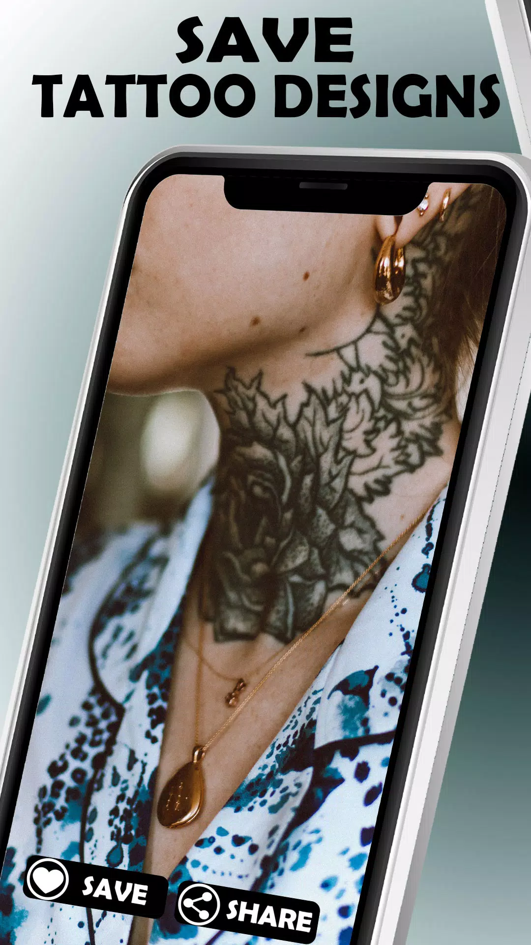 Neck Tattoo Designs Скриншот 1