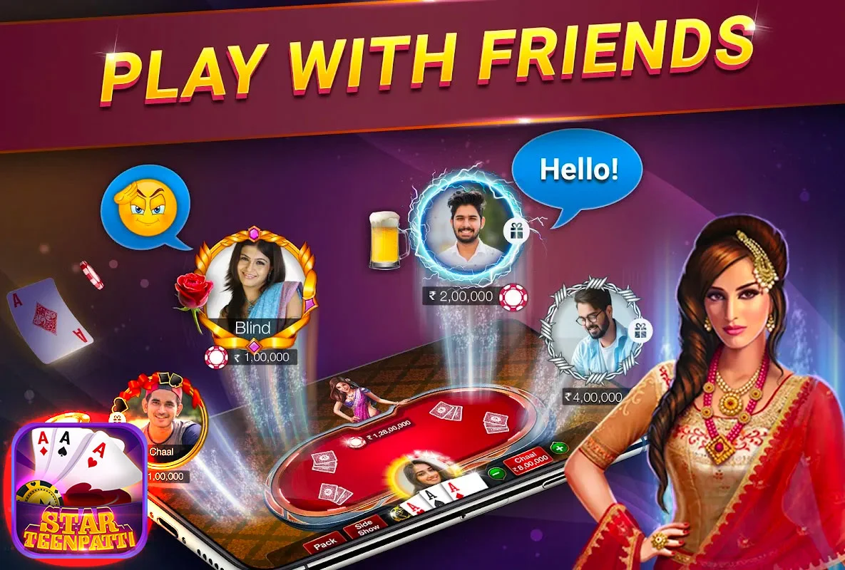 Teen Patti Star - Online 스크린샷 1