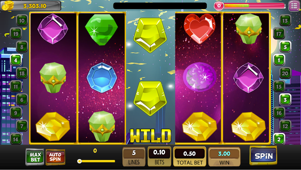 Classic Jewels Master Slot Machine スクリーンショット 1