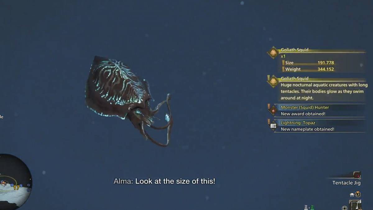 နဂါး (SAID) Hunter Trophy / Yunter Hunter Wilds Goliath Squid တွင် Monster (Squid) Hunter Trophy / အောင်မြင်မှုရရန်