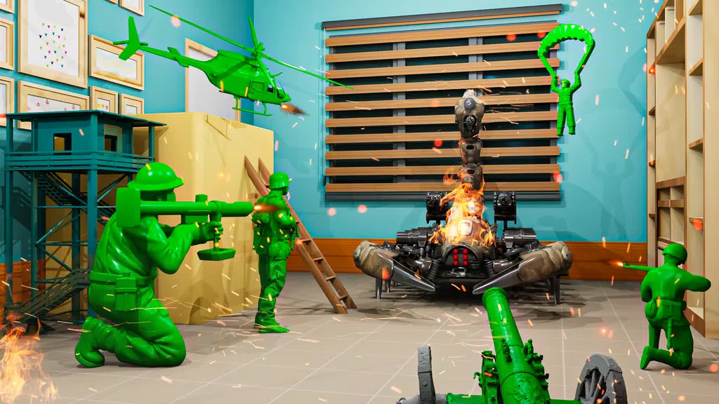 Army Toys War Attack Shooting Screenshot 1