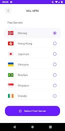 Mia VPN Capture d'écran 1