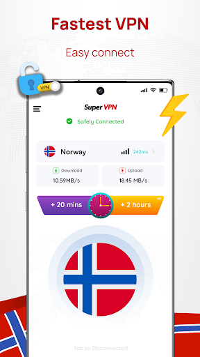 Norway VPN: Get Norway IP स्क्रीनशॉट 0