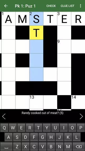 Cryptic Crossword Lite Capture d'écran 3