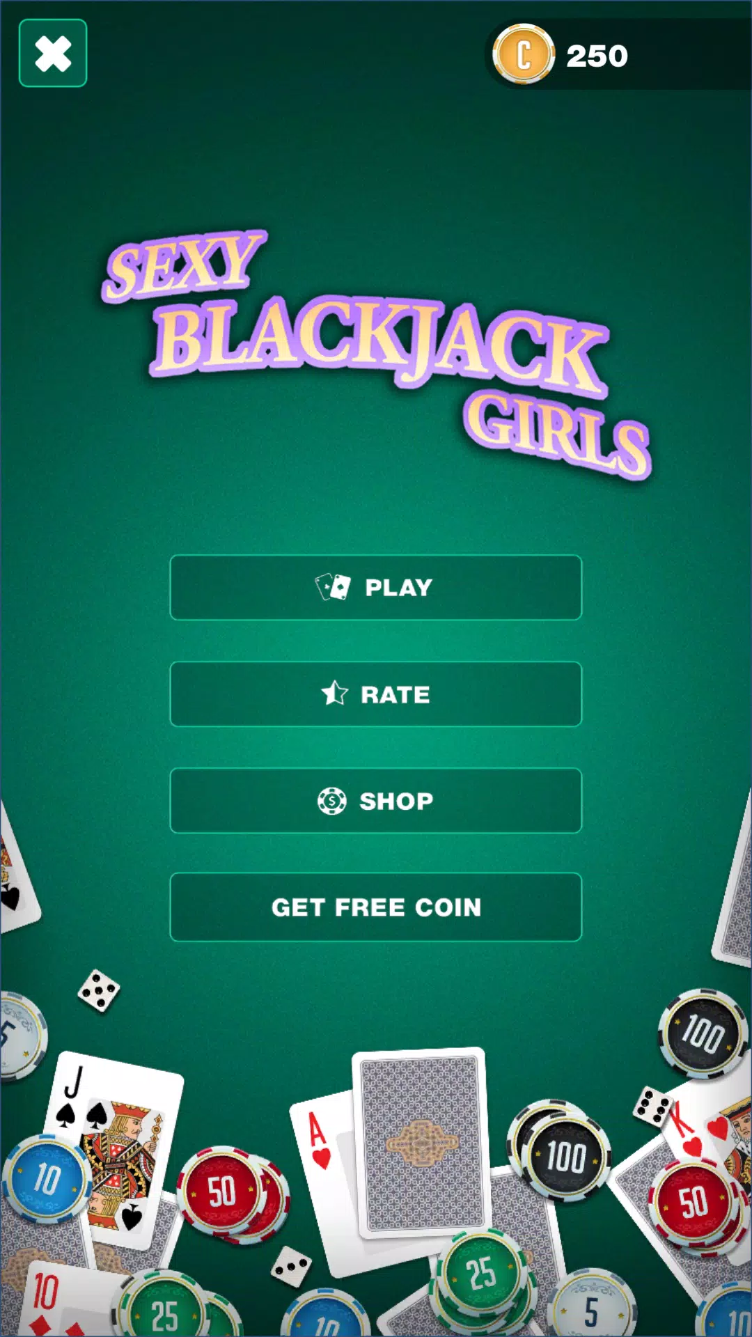 Sexy blackjack girls: make 21 Zrzut ekranu 0