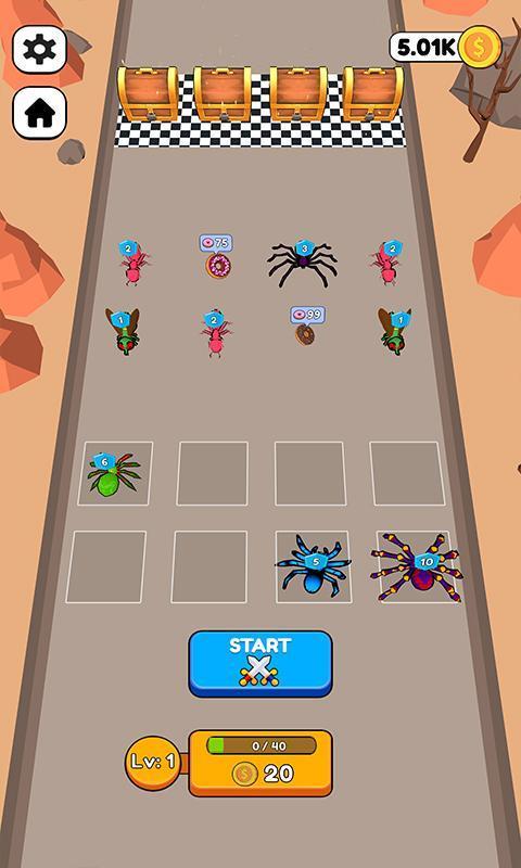 Merge Ants: Underground Battle 스크린샷 0