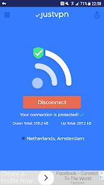 VPN high speed proxy - justvpn Captura de pantalla 1