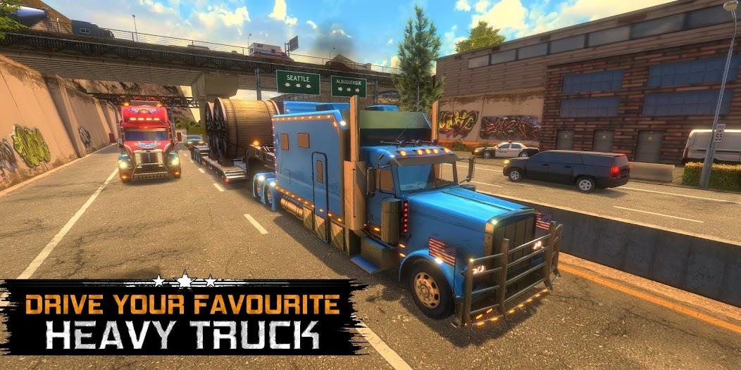 Truck Simulator USA Revolution Mod Captura de tela 0